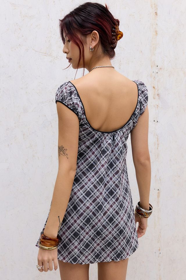 BDG Jude Check Mini Dress #4