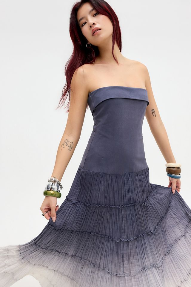 UO Ombre Bandeau Maxikleid #1
