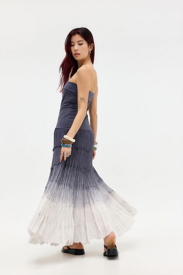 UO Ombre Bandeau Maxikleid #3