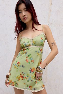 Green Dresses: Mini, Midi + Maxi Dresses | Urban Outfitters UK