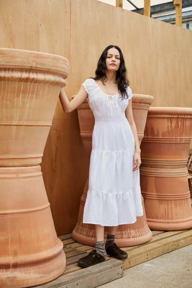 Linen dress sale urban outfitters