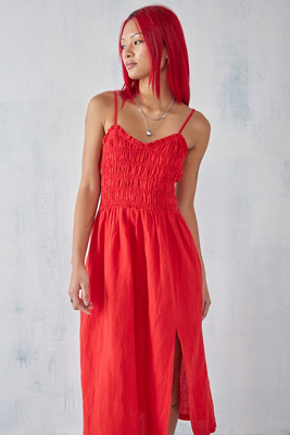 Robe Bodycon Midi Urban Outfitters Sparkle & Fade - Bordeaux - Taille L