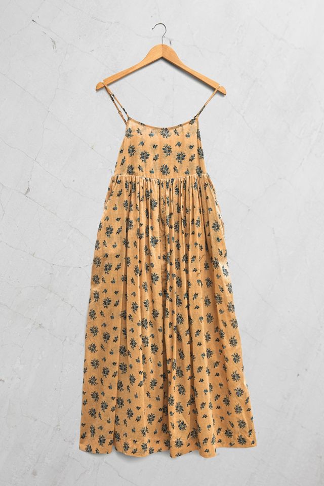 UO Rita Posey Voile Maxi Dress | Urban Outfitters UK