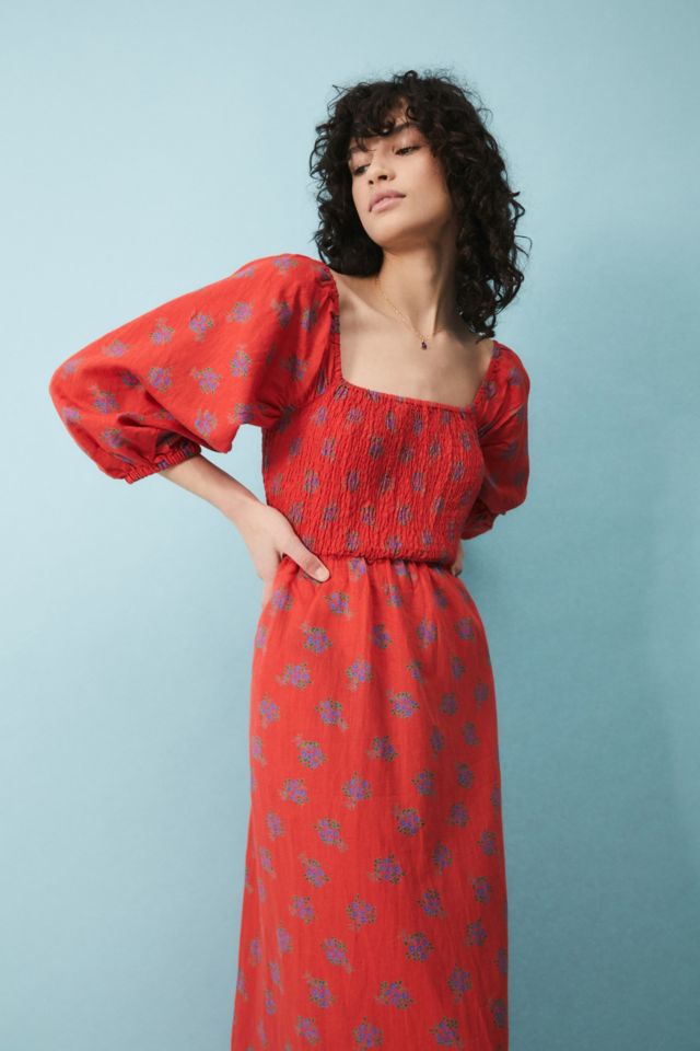 Urban outfitters clearance red floral dress