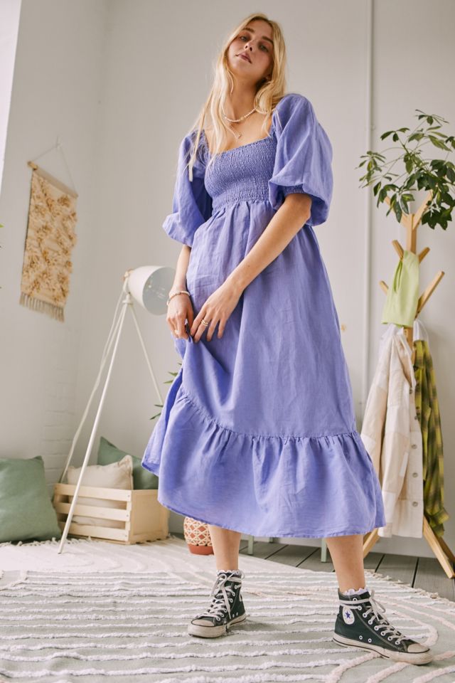 Urban outfitters linen dress sale