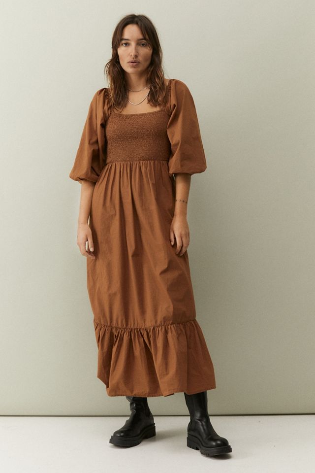 UO - Robe midi en popeline Odila #2