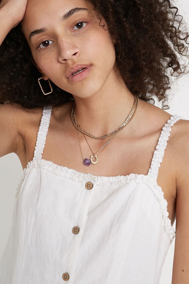 Urban Outfitters – Ärmelloses Minikleid „Fifi“ aus Leinen #3