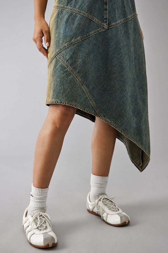 BDG Parker Asymmetric Denim Midi Dress  #2