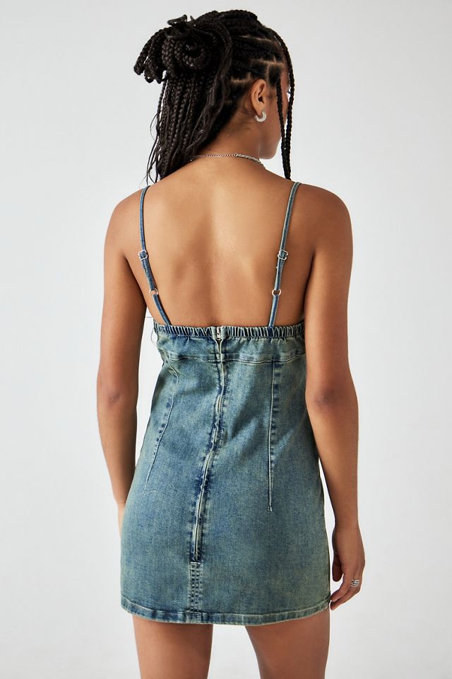 BDG Reine Denim Mini Dress #3
