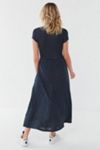 uo dallas plunging v-neck midi dress Urban Outfitters + Dallas Plunging V-Neck Midi Dress
