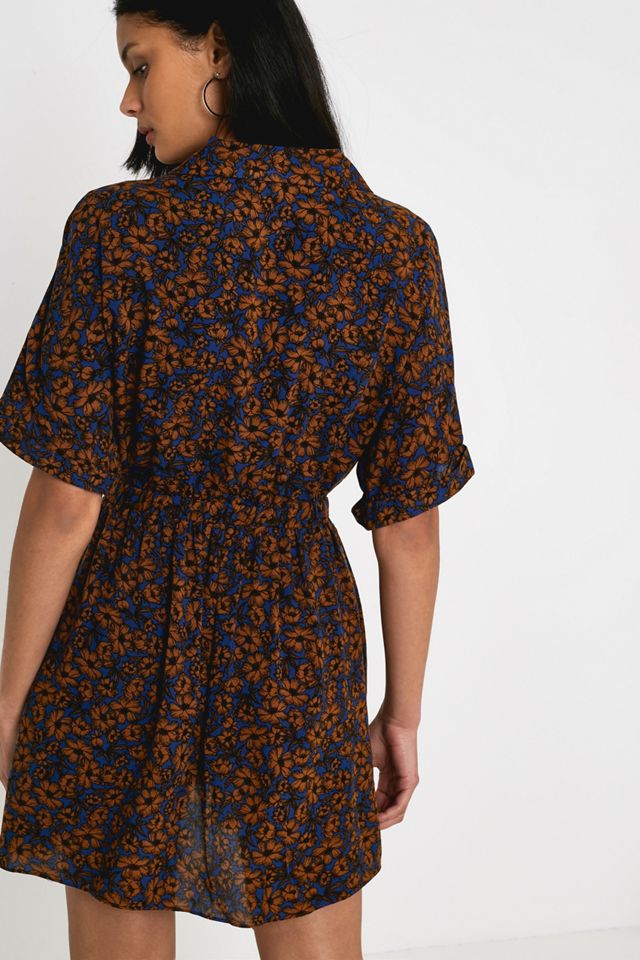 UO - Mini robe Matilda à fleurs marron #3