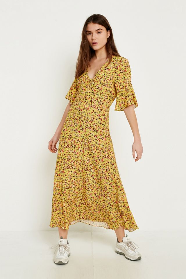 UO Ditsy Daffodil Maxi Dress #1