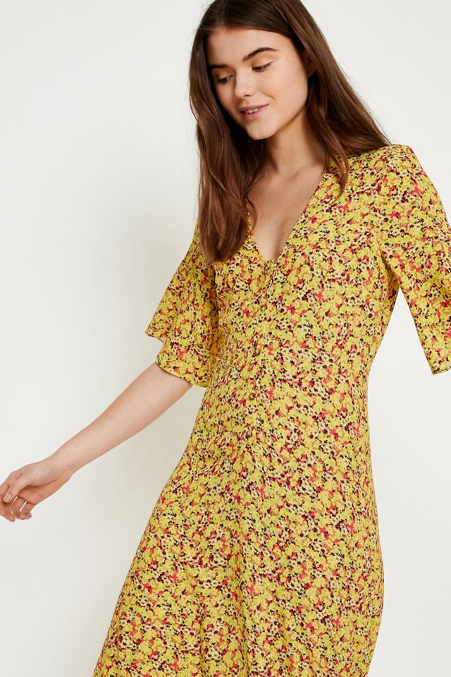 UO Ditsy Daffodil Maxi Dress #4