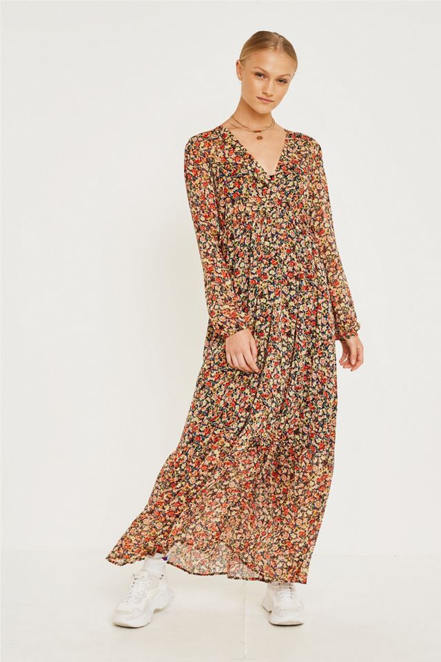 UO – Robe longue étagée à fleurs Myrtle #3