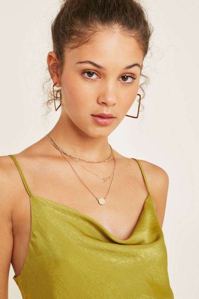 UO - Robe midi en satin avec col bénitier #3