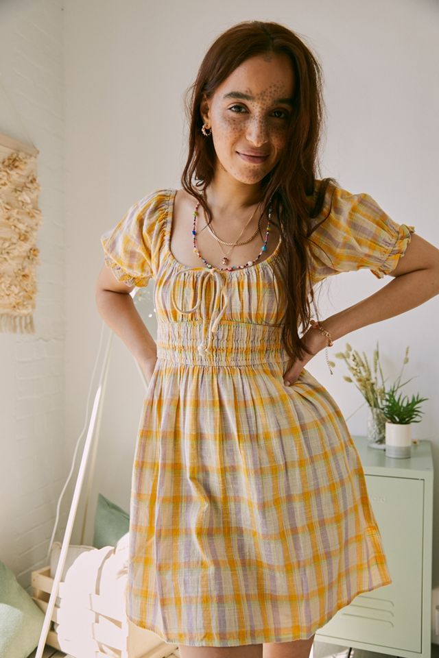 UO Pixie Milkmaid Mini Dress #2
