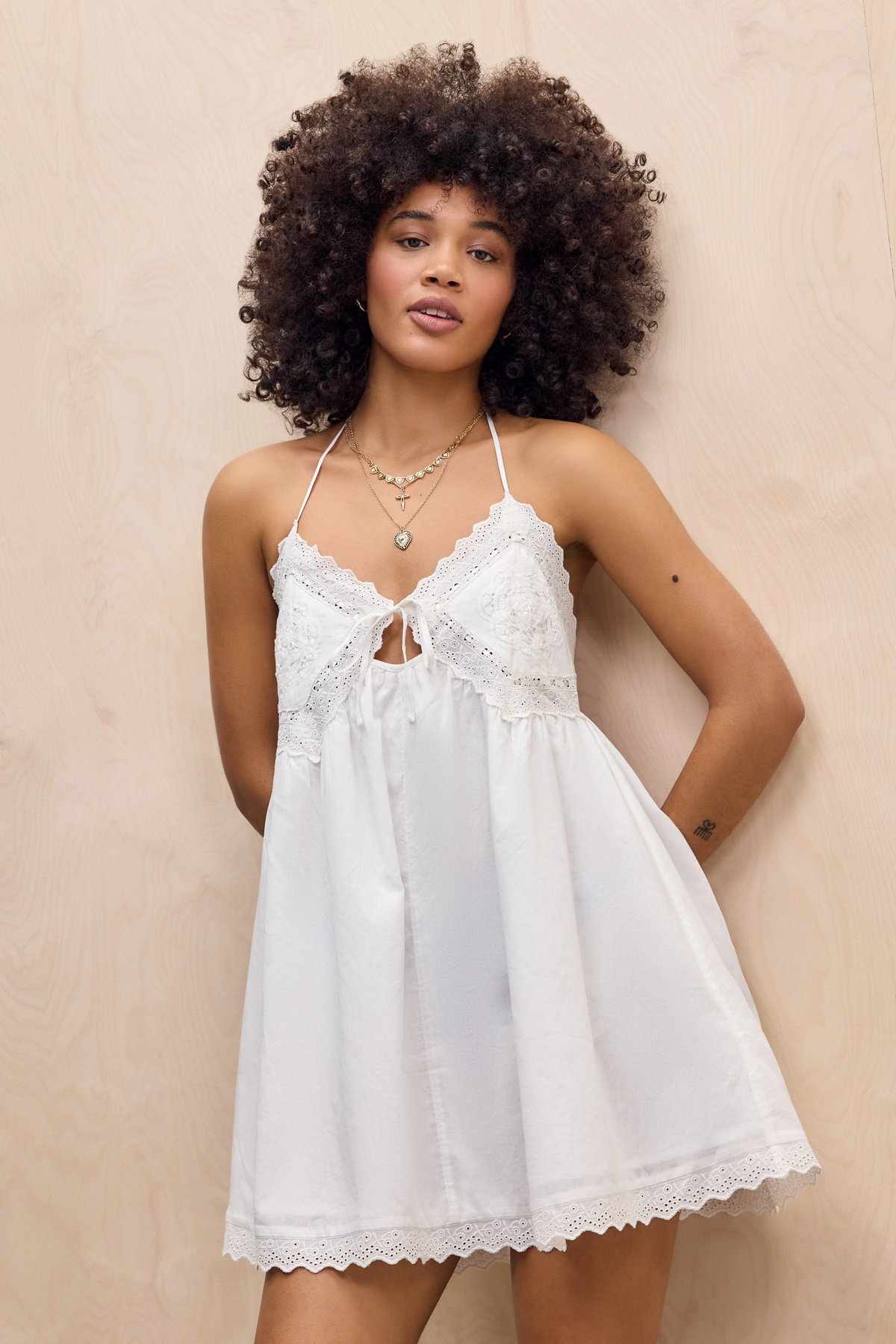 Kimchi Blue Freya Halter Mini Dress