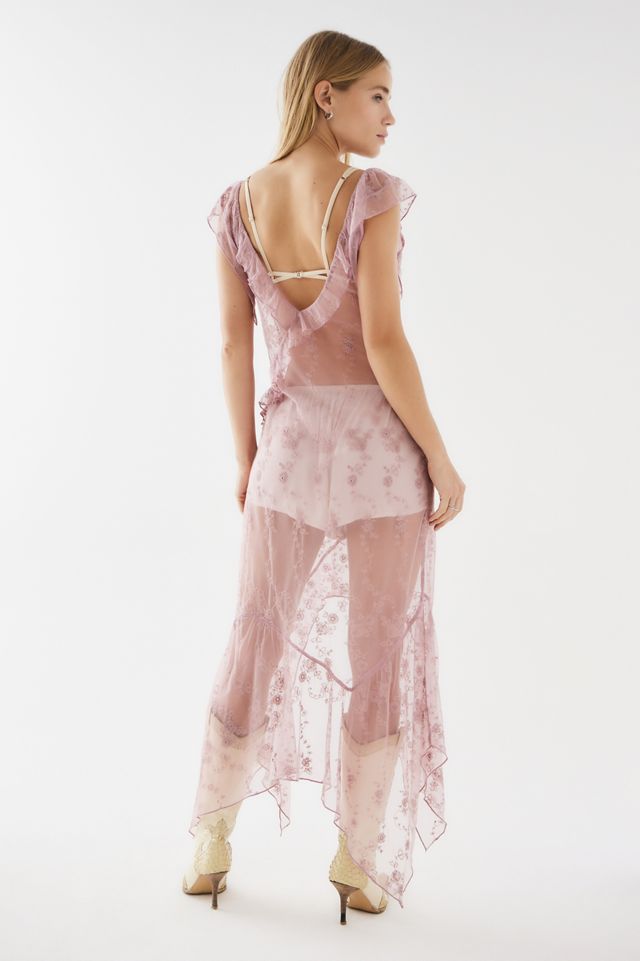 Robe longue transparente brodée Vixen Light Before Dark #4