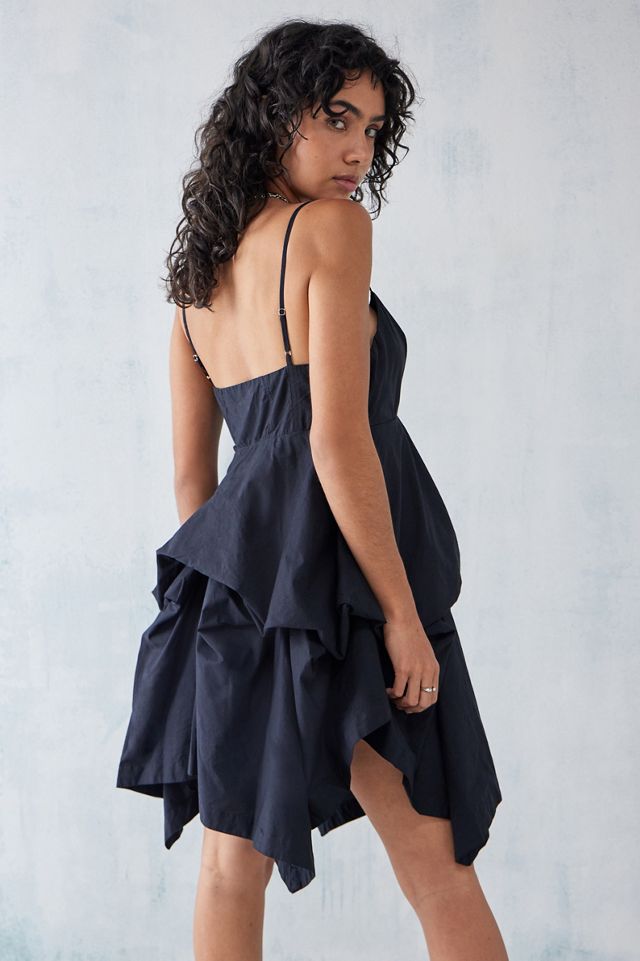 UO Bobby Balloon Ruched Mini Dress #3