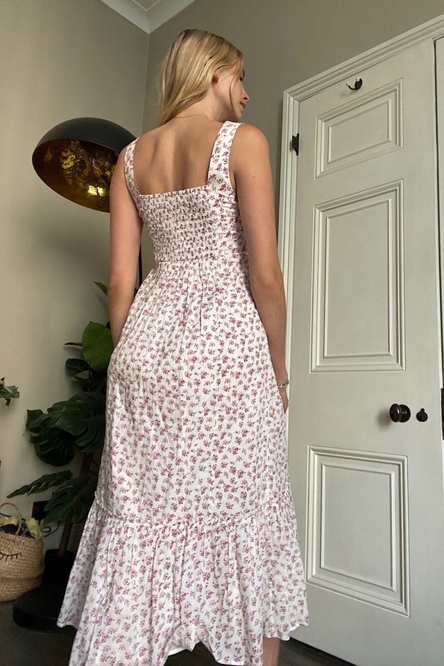 UO Jessie Floral Print Midi Sun Dress #2