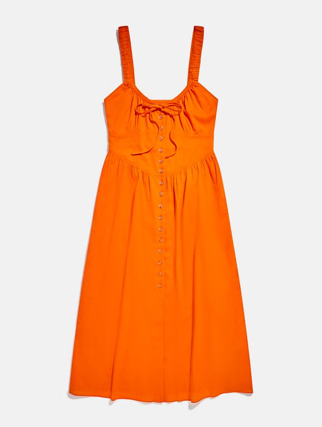 UO Azelia Button-Down Midi Dress  #3