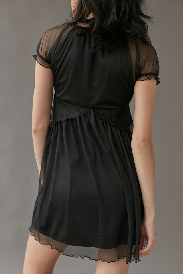 uo sammy mesh mini dress UO Sammie Mesh Mini Dress