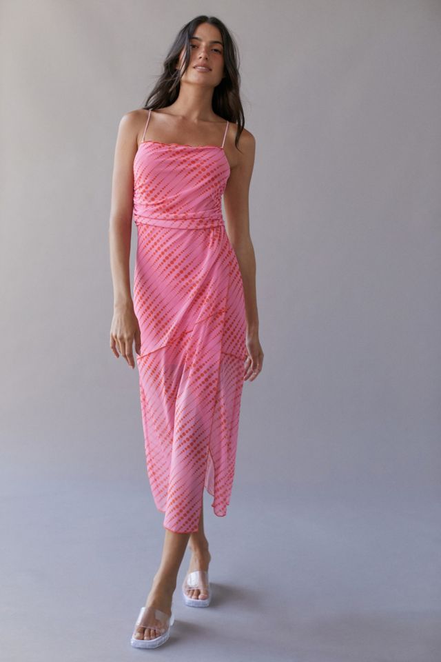 Urban outfitters pink outlet slip dress