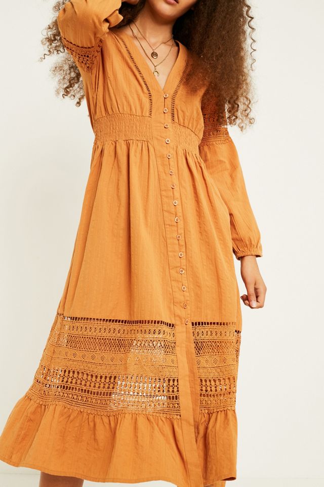 UO Kian Button-Through Dress #1