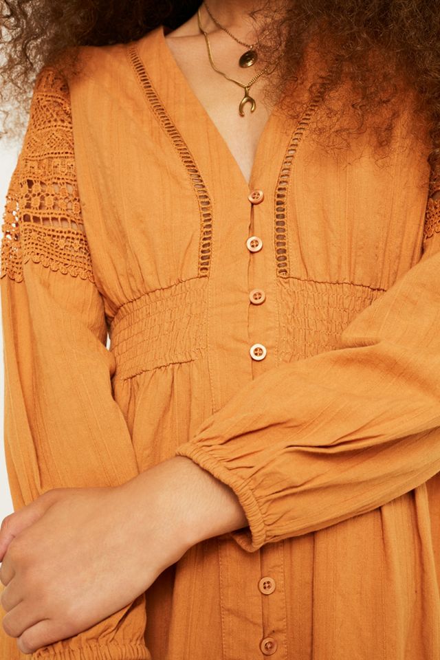UO Kian Button-Through Dress #3