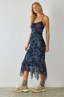 midi dress asymmetrical