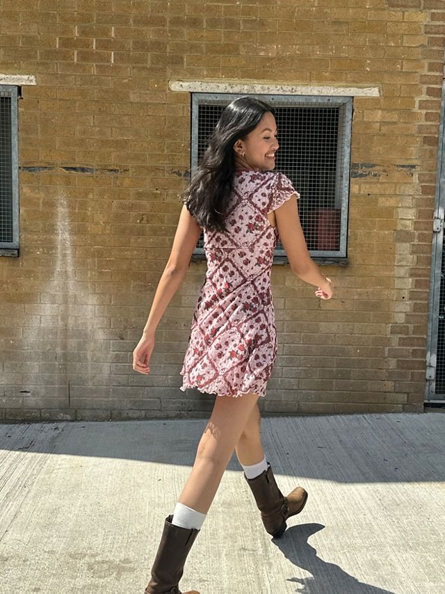 Kimchi Blue Madison Patchwork Mini Dress #1
