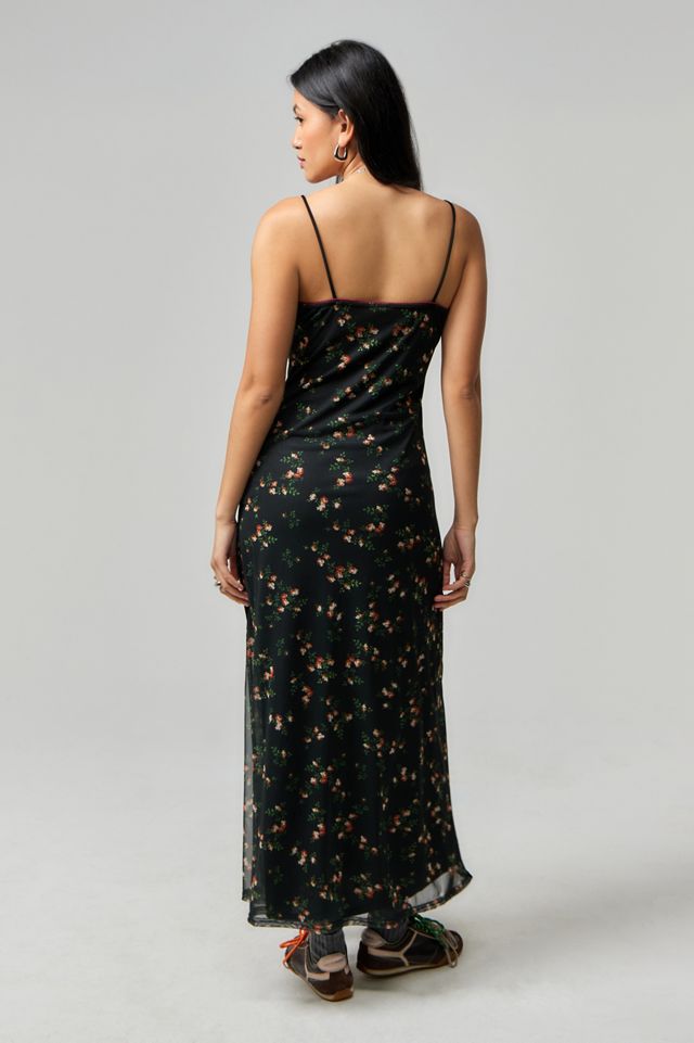 UO Floral Mesh Maxi Dress #3