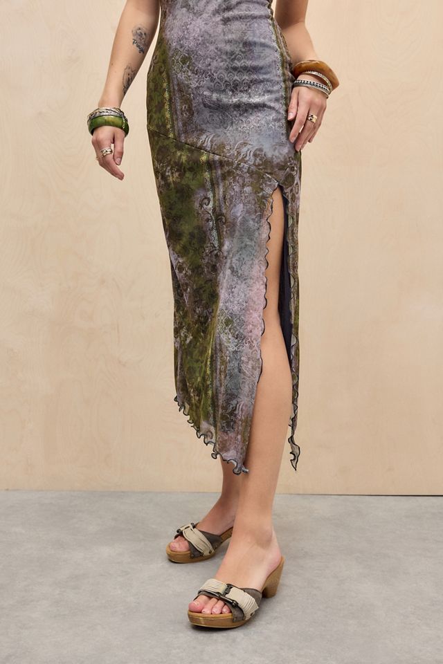 UO Samara Mesh Bandeau Midi Dress #1