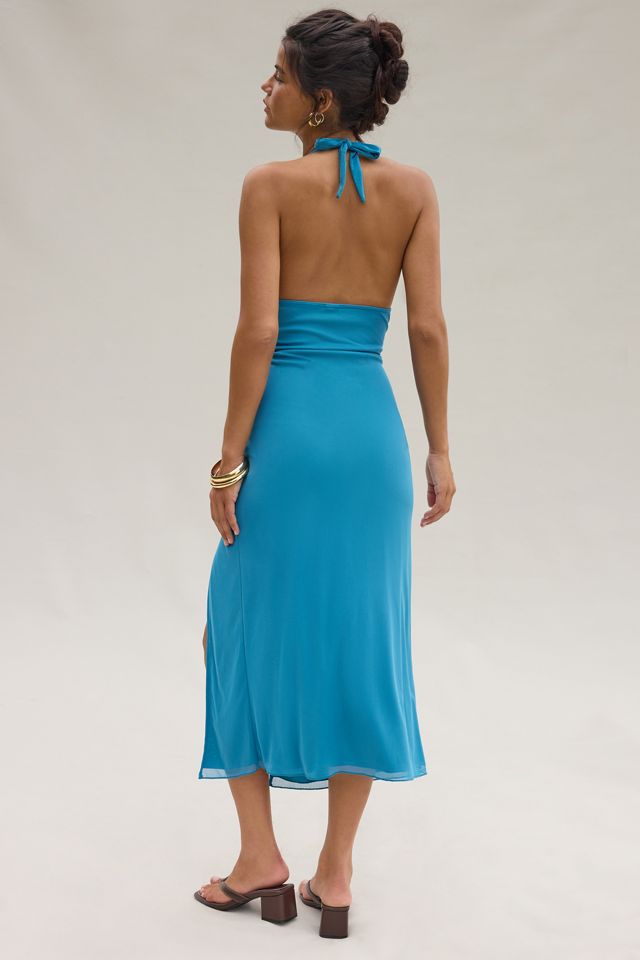 UO Juno Plunge Halter Midi Dress #2