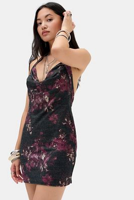 Robe bustier plongeante scintillante Silence + Noise