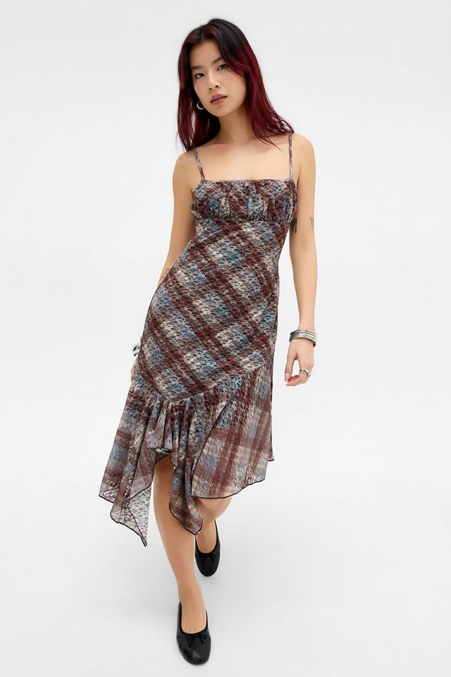Kimchi Blue Bettina Printed Lace Midi Dress