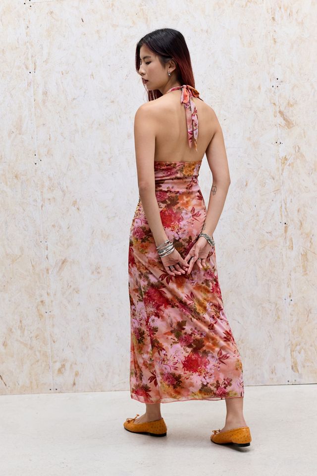 Robe maxi dos-nu plongeant UO Juno #3
