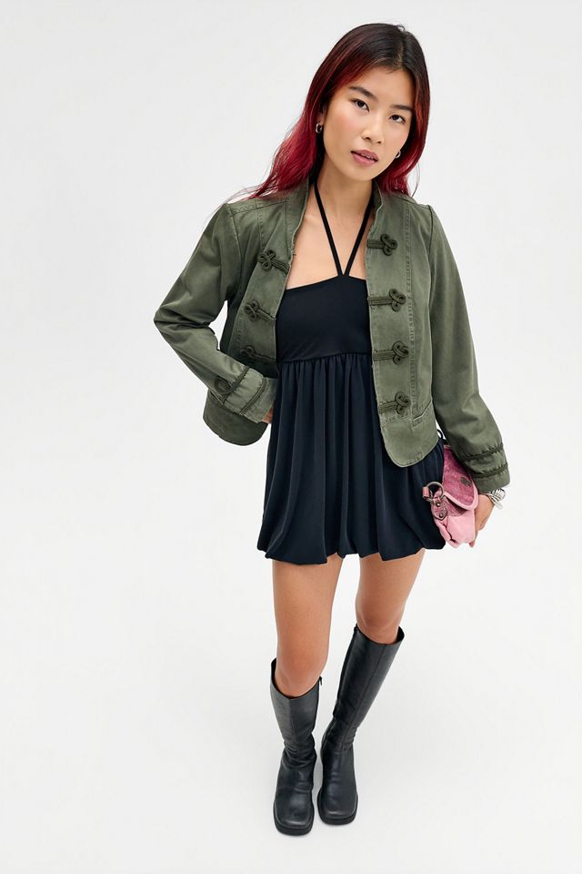 UO Black April Mini Dress con Orlo a Palloncino #2