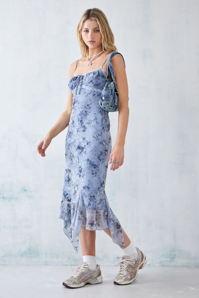 Urban outfitters outlet blue floral dress