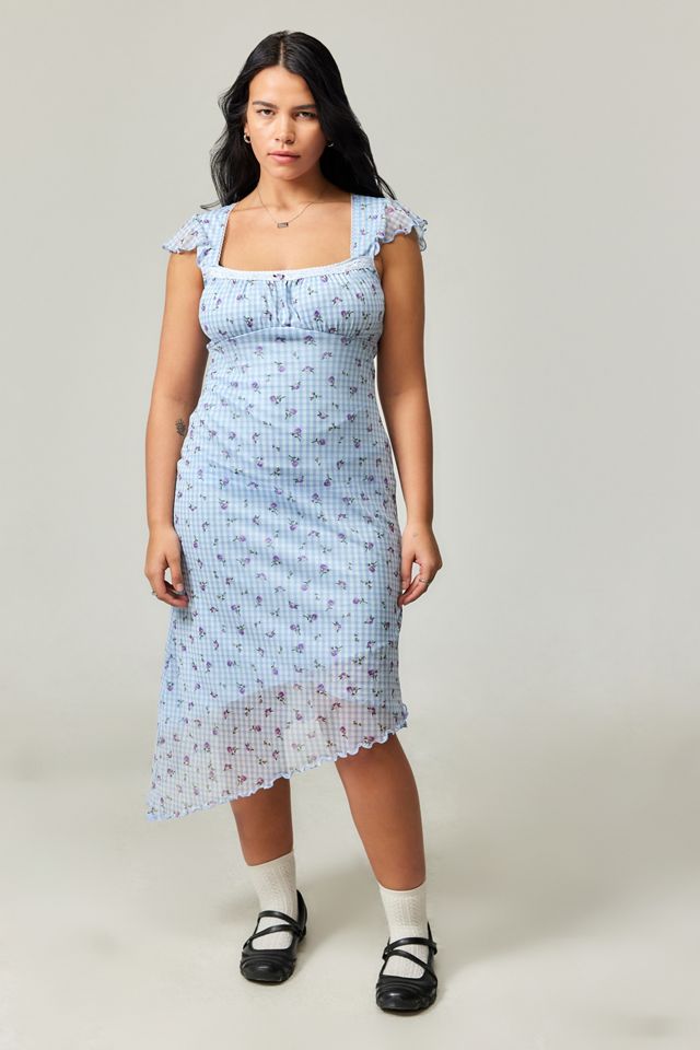 Kimchi Blue Maisie Gingham Midi Dress #5