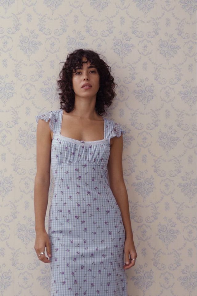princess polly baby blue dress Checked Dresses | Check & Gingham Dresses
