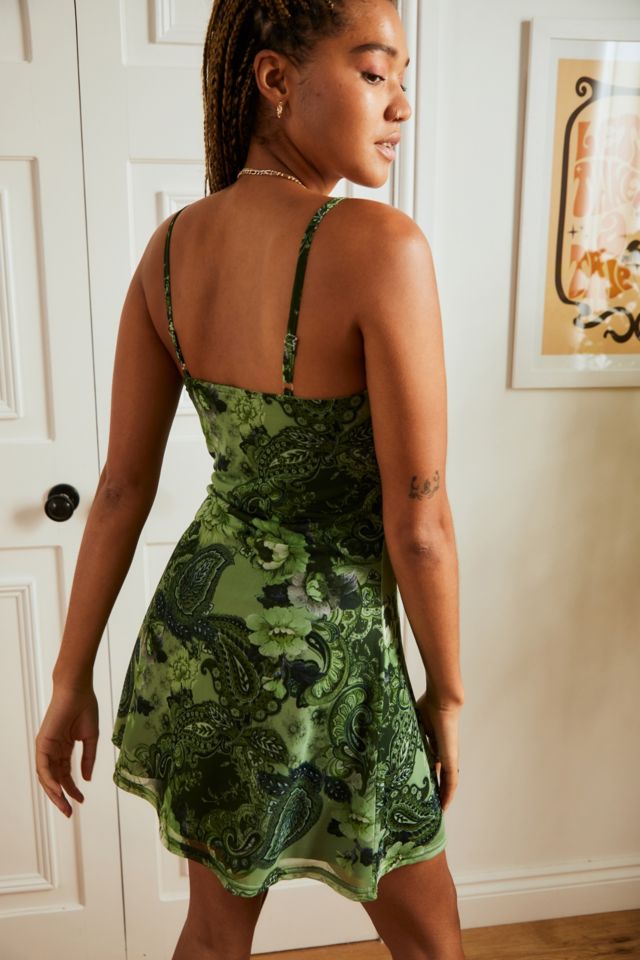 Urban outfitters shop green dress