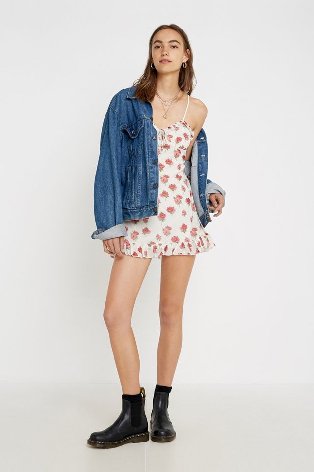 UO - Mini robe en voile à imprimé floral Aurelie #1