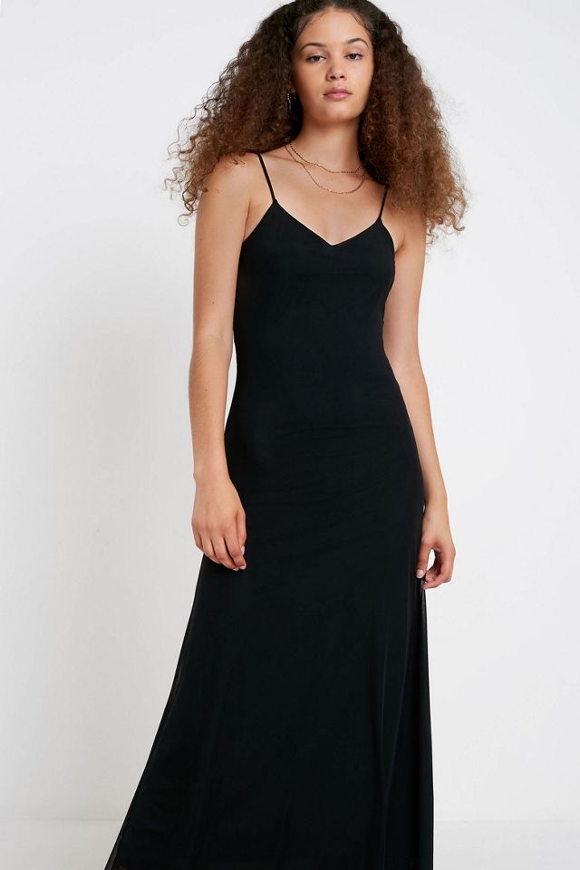 UO - Robe longue en voile noire #1