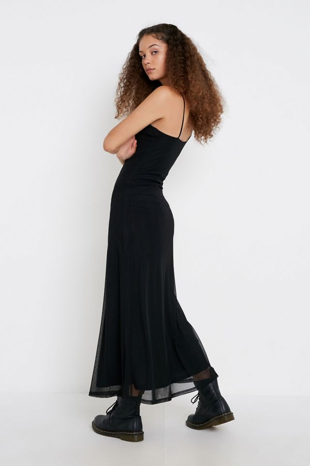 UO - Robe longue en voile noire #3