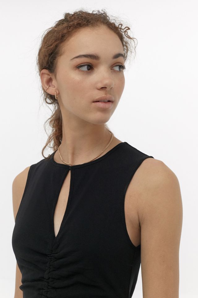 UO - Mini robe en maille froncée Brogan #1
