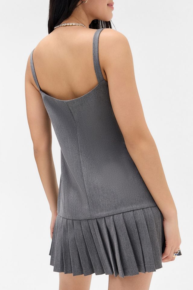 Silence + Noise Structured Pinafore Mini Dress #3