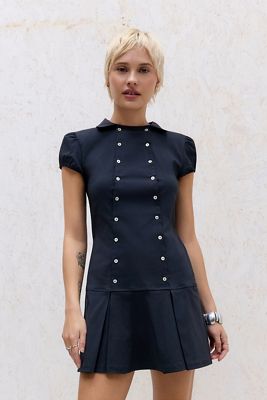 UO - Mini robe d'été Jessie noire | Urban Outfitters FR
