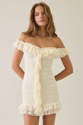 Kimchi Blue Feels Right Lace Mini Dress