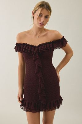 Kimchi Blue Feels Right Lace Mini Dress